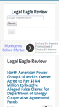 Mobile Screenshot of legaleaglereview.com